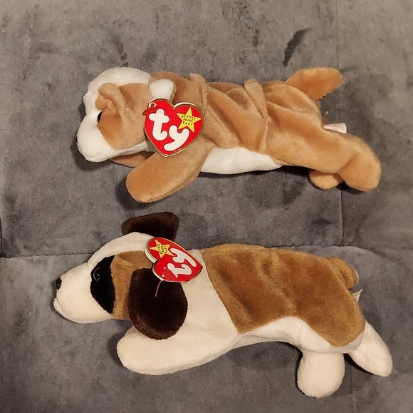 NWT TY TOYS BEANIE BABY 6 DOG BUNDLE ORIGINAL 1996 RETIRED VINTAGE COLLECTIBLE - Picture 7 of 11